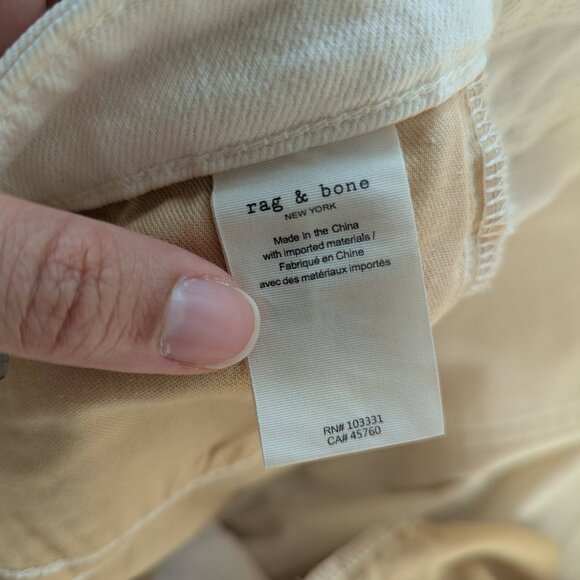 Rang and Bone off-white size 30 jeans Nina high rise - Picture 14 of 15